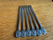 Bowlespieße, Cocktailgabeln, Pieker, Ananas, BSF, 18/8, 6 Stück, Edelstahl 