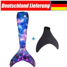 Badeanzug Monoflosse Kostüm Kinder Damen Meerjungfrau Schwanz Bademode Schwimmen