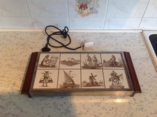 Vintage Original Ney Wärmfliese heiße Platten Arbeitszustand erfordert Prüfung 