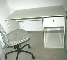 ? IKEA Schreibtisch JOHAN passend zu HEMNES weiß 120x75x70 cm ✏️ mit Schublade