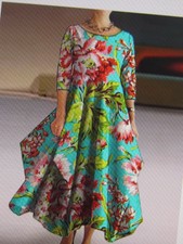 tolles Sommer Kleid 38 40 42 light in the box leuchtende Farben 