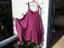 Zipfel Shirt Kleid,Träger-Rock,Jean Marc Philippe,Acetat, dehnbar, Lagenlook, 48