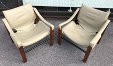 2 Designer Stühle Safari Chelsea Sessel von Maurice Burke Arkana