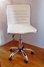 Wie neu: Bürostuhl Drehstuhl Schreibtischstuhl Computerstuhl PC-Stuhl Weiß Abhol