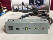 PC Frontpanel aus Fujitsu Siemens SCALEO M PC ON OFF / USB / Audio / LED