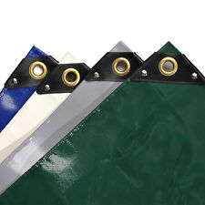 Abdeckplane plane Schutzplane mit Ösen extra stark - 450 g/m² PVC LKW Plane 