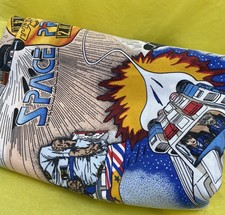 Vintage 90s Space Revier Single Bettbezug Blatt Vintage Bettbezug