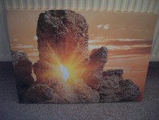 Wandbild 70 x 50cm, D2 -Sonnenuntergang 