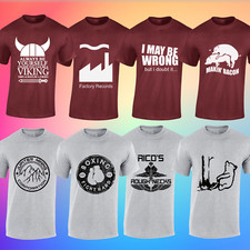 Herren Lustige T Shirts Witz Komödie DESIGNS RUDE Geschenkidee Dad Banksy TOP Retro