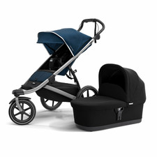 THULE Sportwagen Urban Glide 3 Kinderwagen mit Babywanne Buggy Majolica Blue