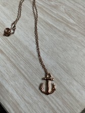 Kette Anker Rosegold  Silber 925er Vergoldet Echtschmuck