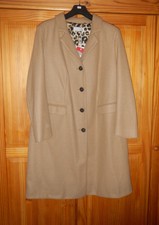 NEU* JUDITH WILLIAMS DESIGNERMANTEL mit LEODRUCK, Gr. 44, Fb: camel, WOLLOPTIK
