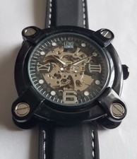 Uhr Armbanduhr - Mega Coole Leno Leontis Skelett - Automatik / Automatic