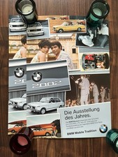 original BMW Mobile Tradition Poster aus dem Jahr 2002 - BMW 1502 1602 1802 2002
