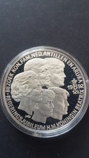Niederlande 25 ECU 1992 Regierungsj. Beatrix Proof Silber 25gramm 0,925fein