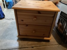 Echtholz Kiefern Lackiert nachtschrank