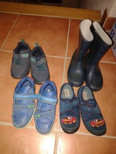 Schuhpaket Größe 28 Jungen Gummistiefel Halbschuhe paw patrol Hausschuhe blinken