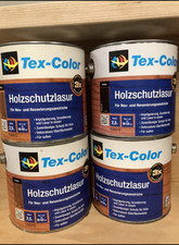 13,98€7L Tex-Color Holzschutzlasur 2,5L Farbe nach Wahl Holz Zaun Schutz (f52)