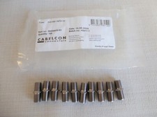 10 Stück Cabelcon F-Verbinder Buchse/Buchse F-81-HQ-1 NiTin
