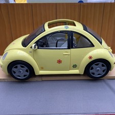 Vintage 2000 Mattel Barbie gelb Volkswagen Käfer Käfer Käfer Blume Power selten