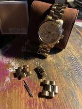Michael Kors Uhr gold mit Box
