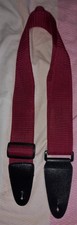 ? GITARRENGURT GITARRENBAND GURT FÜR GITARRE rot 5 cm * NEU ?