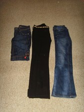 Hosenpaket Gr. 26 1 x kurze Jeans, 1 x lange Jeans und 1 x lange Stoffhose