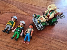 Playmobil 4176 Forscher Team Saurus Quad mit Rückziehmotor