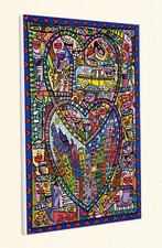 Looking for love in all the right places Herz Kunstdruck Plakat Rizzi Platte 123