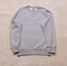 Carhartt Chase grau klassische Pullover Größe Small