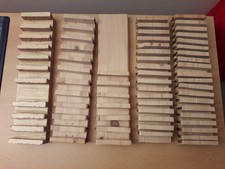 CD-/DVD-Regale (5 Stück, gebraucht, gut, selbst hergestellt, aus Holz)