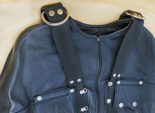 ultimativer Leder-Strafsack * Zwangssack * Bondagesack + Aufhängevorrichtung...