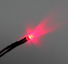 LED 3mm verkabelt 5V / 12V / 24V mit 20cm Kabel Modellbau Hobby KFZ