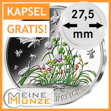 5 Euro Münze "INSEKTENREICH" Deutschland 2022 Wunderwelt Insekten + Kapsel