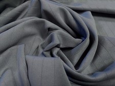 Stahlblau Bandage Rib Bodycon Lycra Jersey Kleid Stoff Pro Meter