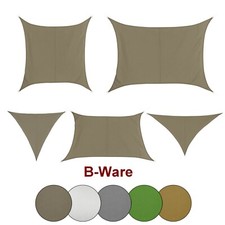 B-WARE Sonnensegel Sonnenschutz UV30+ Windschutz Schattenspender PES