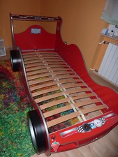 Cilek Autobett Racer rot inkl. Lattenrost mit Schlüssel und Licht 90x190 cm Top!