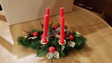  Weihnachtskranz Weihnachtsgesteck Weihnachten Kerzen Gesteck Deko