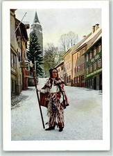 13463001 - 7210 Rottweil Rottweiler Fastnacht Federhannes Kostuem Schnee Turm