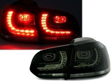 LED Rückleuchten Set für VW Golf 6 VI 2008-2012 in Smoke Schwarz Heckleuchten