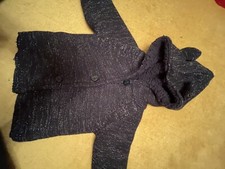 Babykleidung Jacke Blau Glitzer Gr. 74