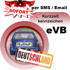 Kurzzeit Kennzeichen Versicherung 5 Tage PKW Kurzzeit Versicherungen eVB schnell