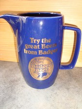 Brewerania: großer Dachs Bier Keramik Krug