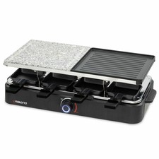 AMBIANO Raclette Heißer Stein Grill  mit Thermostat Raclette-Gerät