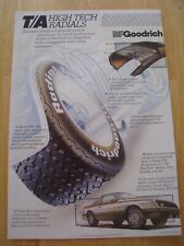 T/A High Tech Parkender BF Goodrich Reifen 1981 Anzeige a4 Size File 18