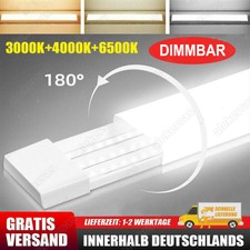 54W 120cm LED Röhren Feuchtraumleuchte Werkstatt Garage Lampe Deckenleuchte Lamp