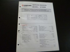 Original Service Manual Schaltplan Samsung Q7200R