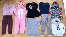 Mega Set: Overall+Mütze+Pullover +Strickjacke+Kleid+Pyjama Halloween Gr. 110/116