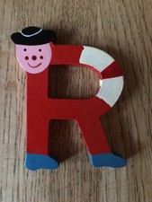 Holzbuchstabe R, Türschild Namensschild Kinderzimmer