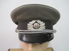 NVA Schirmmütze gr.55 NVA Uniformen Fasching Kostüm Karneval Halloween Museum  